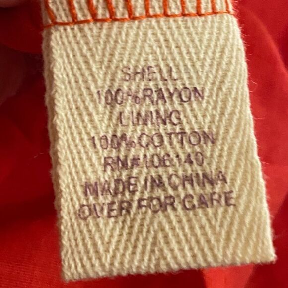 Altar’d state red dress with metallic braided rope straps size xs - Picture 5 of 6